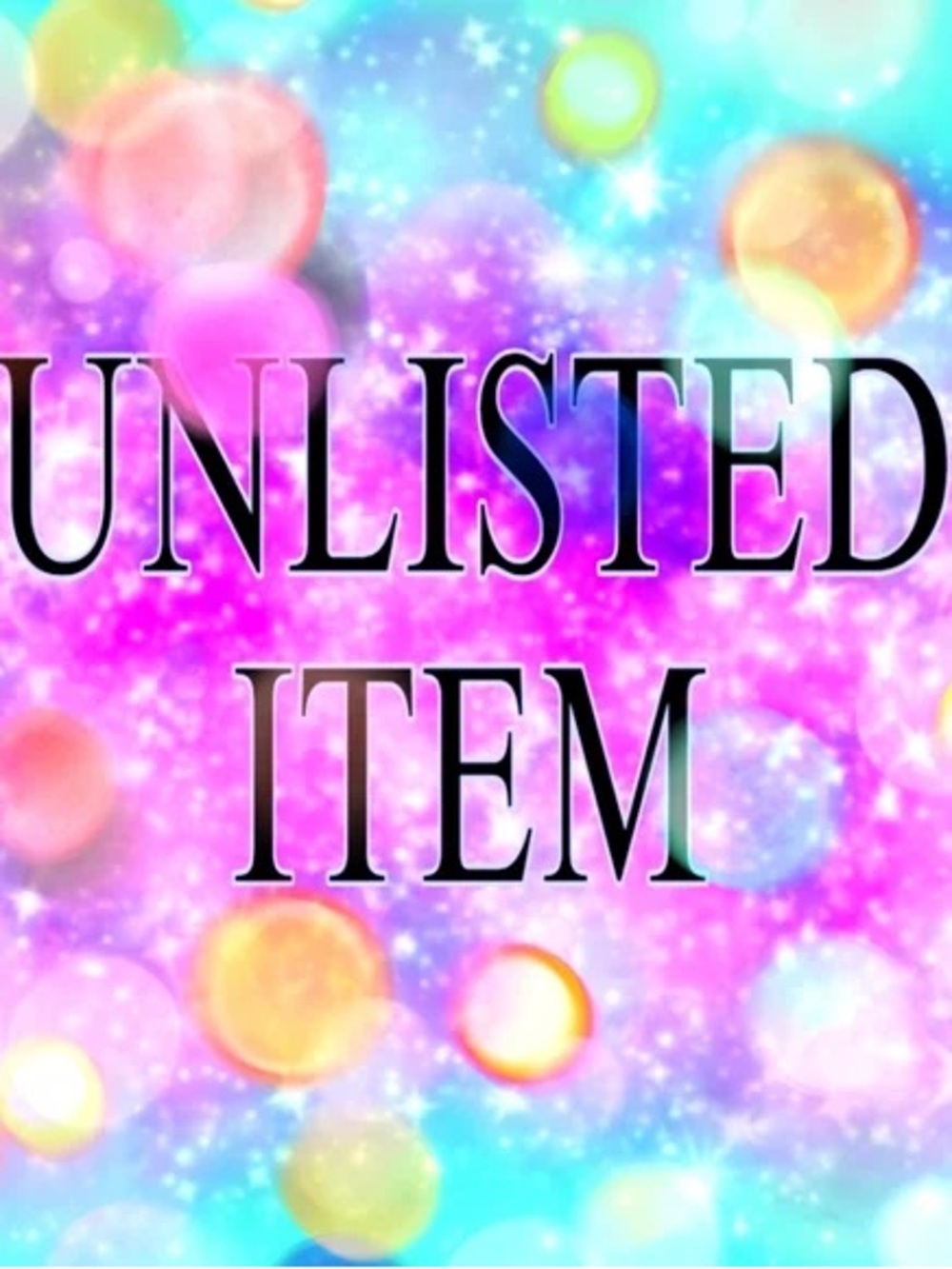 Unlisted Item - No Cancellations - Thank you for your purchase! 💕🩷💕🩷💕
